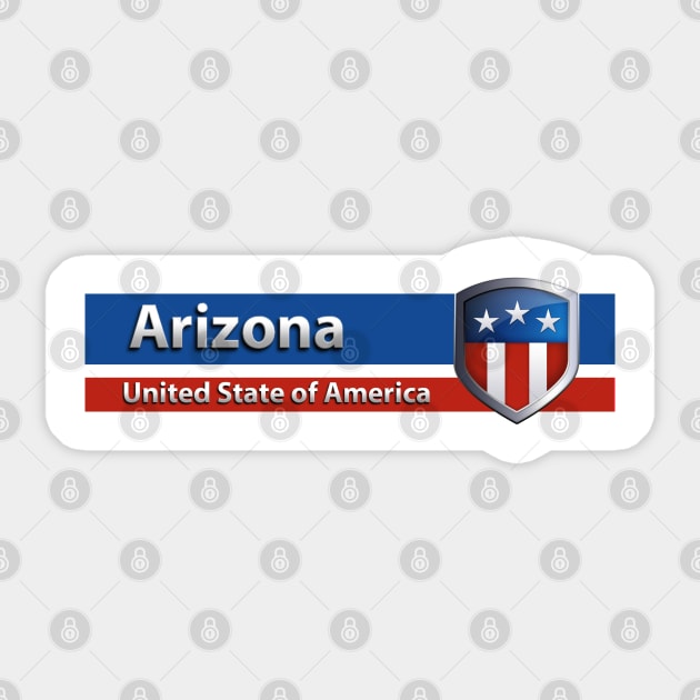 Arizona - United State of America Sticker by Steady Eyes